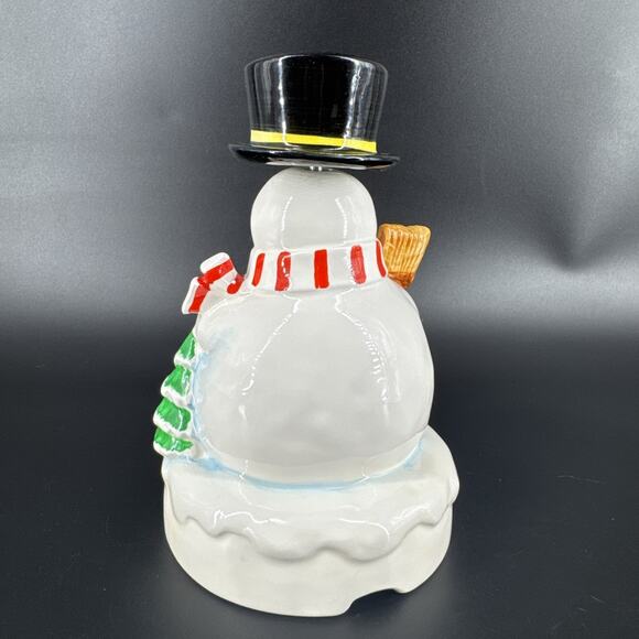RARE Vintage Ebeling & Reuss Frosty The Snowman Music Box 1983 READ - Picture 7 of 13